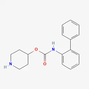 Biphenyl-2-ylcarbamic Acid Piperidin-4-yl Ester