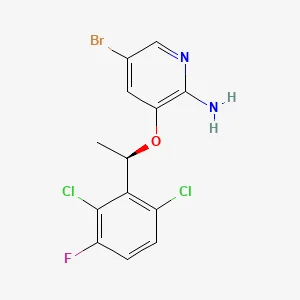(R)-5-bromo-3-(1-(2,6-dichloro-3-fluorophenyl)ethoxy)pyridin-2-amine