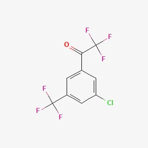 1-[3-Chloro-5-(trifluoromethyl)phenyl]-2,2,2-trifluoroethanone