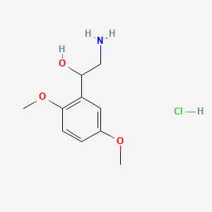 2-Amino-1-(2,5-dimethoxyphenyl)ethanol;hydrochloride