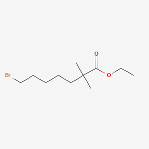Ethyl 7-bromo-2,2-dimethylheptanoate