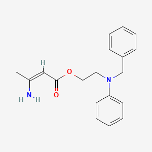 (Z)-2-(Benzyl(phenyl)amino)ethyl 3-aminobut-2-enoate