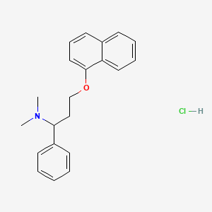 Dimethyl(3-(naphthalen-1-yloxy)-1-phenylpropyl)amine hydrochloride