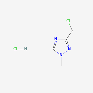 3-(chloromethyl)-1-methyl-1H-1,2,4-triazole hydrochloride