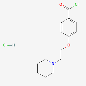 4-(2-Piperidin-1-ylethoxy)benzoyl chloride hydrochloride