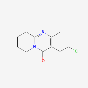 3-(2-Chloroethyl)-2-methyl-6,7,8,9-tetrahydro-4hpyrido(1,2-a)pyrimidin-4-one