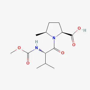 L-Proline, N-(methoxycarbonyl)-L-valyl-5-methyl-, (5S)-