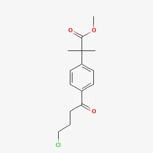 Methyl 4-(4-chloro-1-oxobutyl)-alpha,alpha-dimethylbenzeneacetate