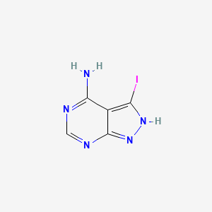 3-iodo-1H-pyrazolo(3,4-d)pyrimidin-4-amine