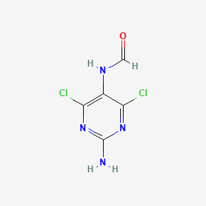 N-(2-Amino-4,6-dichloropyrimidin-5-yl)formamide
