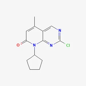 2-chloro-8-cyclopentyl-5-methyl-8H-pyrido(2,3-d)pyrimidin-7-one