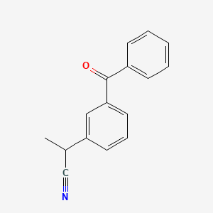 2-(3-Benzoylphenyl)propionitrile