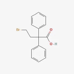 4-Bromo-2,2-diphenylbutyric acid