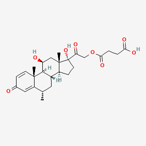 Methylprednisolone hemisuccinate