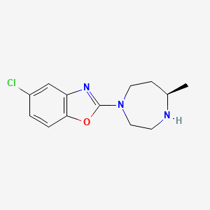 5-Chloro-2-((5R)-5-methyl-1,4-diazepan-1-yl)-1,3-benzoxazole