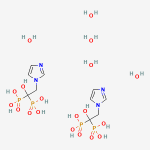Zoledronic acid hemipentahydrate