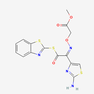(s)-2-benzothiazolyl (z)-2-(2-aminothiazole-4-yl)-2-methoxycarbonylmethoxyiminothioacetate