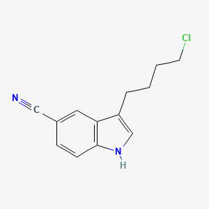 3-(4-Chlorobutyl)-5-cyanoindole