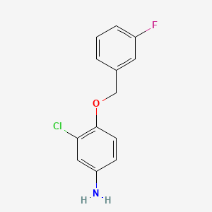 3-Chloro-4-(3-fluorobenzyloxy)aniline