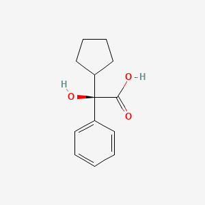 alpha-Cyclopentylmandelic acid, (+)-